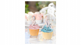 Фигурка Lladro Мой сладкий капкейк, девочка 8х14 см, фарфор
