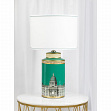 Светильник настольный с абажуром 39х39х68см