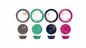 Столовый сервиз на 4 персоны Portmeirion Сара Миллер Челси, 12 предметов