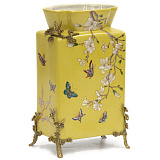 Ваза 21x15x33см, коллекция фарфор с бронзой