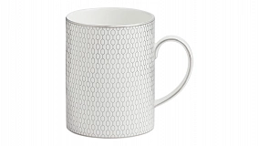 Кружка Wedgwood Джио Платинум 340 мл, фарфор