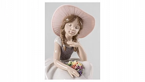 Фигурка Lladro Весна пришла 11х23 см, фарфор