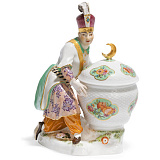 Фигурка Meissen-шкатулка 19см Восточный мужчина (И.Ф.Эберлайн) (лим.вып.25 шт., 2019г.)
