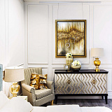 Комод с каменной столешницей Garda Decor 