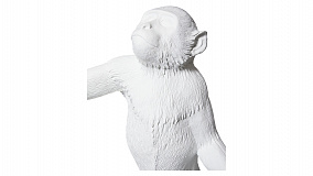 Настольная лампа Seletti Обезьяна стоит 46x27,5 см h54 см, смола