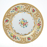 Блюдо круглое Falkenporzellan Vienna Creme Gold 32 см