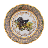 Набор тарелок Repast Охота зеленая Мария-тереза 17см, 6шт