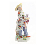 Фигурка Meissen 16 см Японец с подносом
